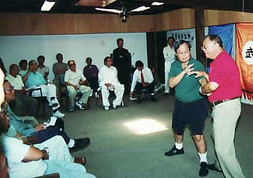 Dan Lee's seminar at Taiji club.2001