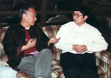 Xiu Ji and Sun Anguang at Taiji Cub,2001