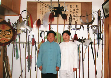 Sun Anguang and his first teacher Zheng Jianfeng